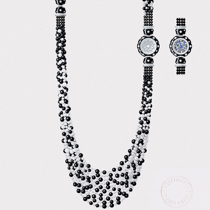 Van Cleef & Arpels Seven Seas 系列高級珠寶。